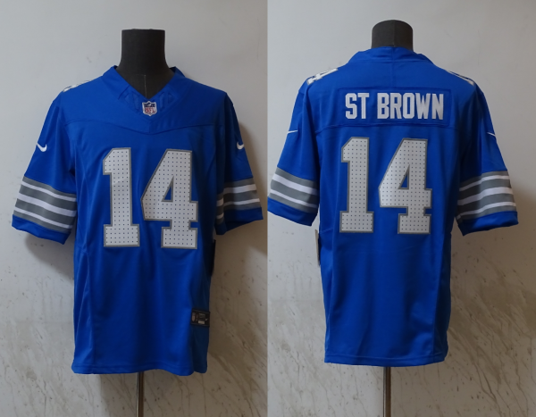2025 NFL Lions New Pattern Jersey