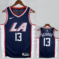 2018-19 Clippers GEORGE #13 Dark Blue City Edition Top Quality Hot Pressing NBA Jersey 2018-19 Clippers GEORGE #13 Dark Blue City Edition Top Quality Hot Pressing NBA Jersey