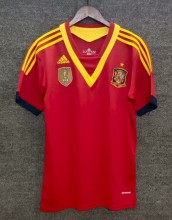 2013 Spain Home Retro Soccer Jersey