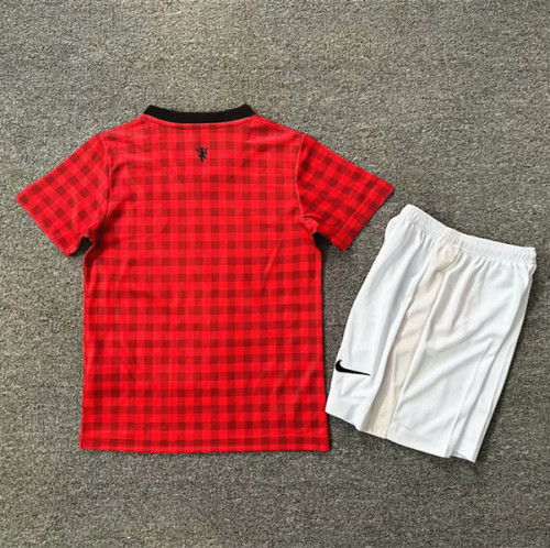 2002-2004 Man Utd Home Retro Kids Soccer Jersey