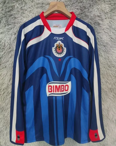 2006-2007 Chivas Away Long Sleeve Retro Soccer Jersey
