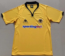 2010 Wolves Fluorescent Yellow Retro Soccer Jersey 2010 Wolves Fluorescent Yellow Retro Soccer Jersey