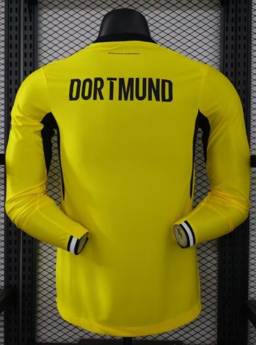 26-27 Dortmund Home Long Sleeve Player Version Soccer Jersey (长袖球员)