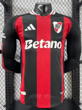 25-26 River Plate Away Long Sleeve Player Version Soccer Jersey (长袖球员)