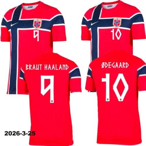 2026 Norway Home Kids Soccer Jersey