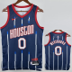 23-24 Rockets WESTBROOK #0 Royal blue City Edition Top Quality Hot Pressing NBA Jersey