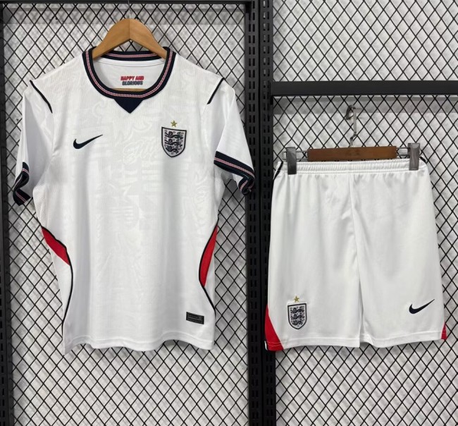 2026 World Cup England Home Kids Soccer Jersey