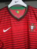 2014 Portugal Home Player Version Retro Soccer Jersey  *球员