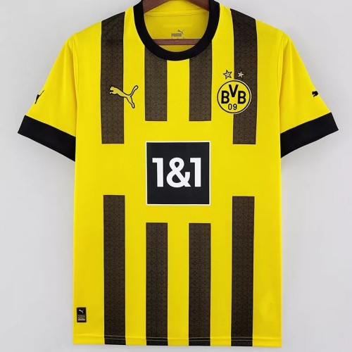 22-23 Dortmund Home  Fans Soccer Jersey