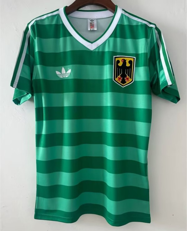 1984 Germany Away Retro Soccer Jersey