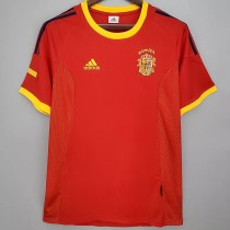 2002 Spain Home Retro Soccer Jersey 2002 Spain Home Retro Soccer Jersey