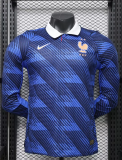 2026 World Cup France Home Long Sleeve Player Version Soccer Jersey*长袖球员
