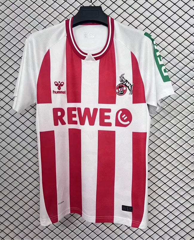 25-26 FC Köln Home Fans Soccer Jersey