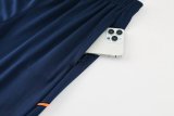 25-26 High Quality Half Pull Tracksuit—Navy blue 藏蓝色