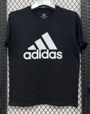 2026 AD Black High Quality Pure Cotton Casual T-Shirt