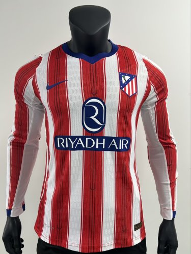 26-27 ATM Home Leaked Edition Long Sleeve Player Version Soccer Jersey*长袖球员