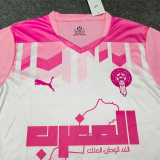 25-26 Morocco Pink White Special Edition Training shirts