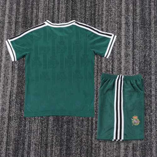 1999-2000 La Coruna Away Retro Kids Soccer Jersey