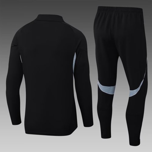 2025 AD Black Jacket Tracksuit 