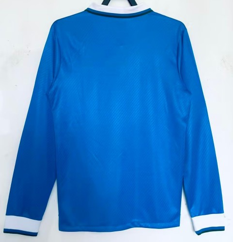 1996 Brazil Away Long sleeves Retro Soccer Jersey 
