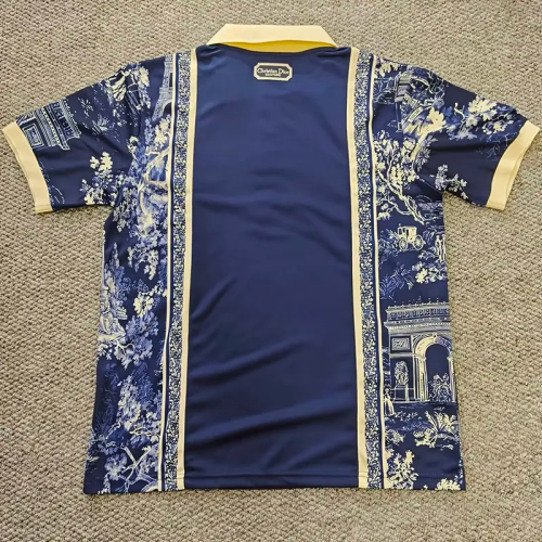 26-27 PSG Blue Black Casual Edition Polo Short Sleeve