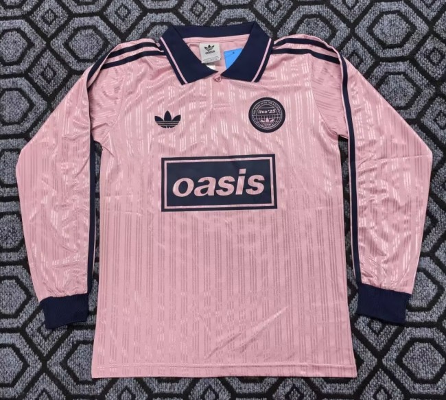 2026 AD Oasis Pink Casual Edition Long sleeve Training shirts