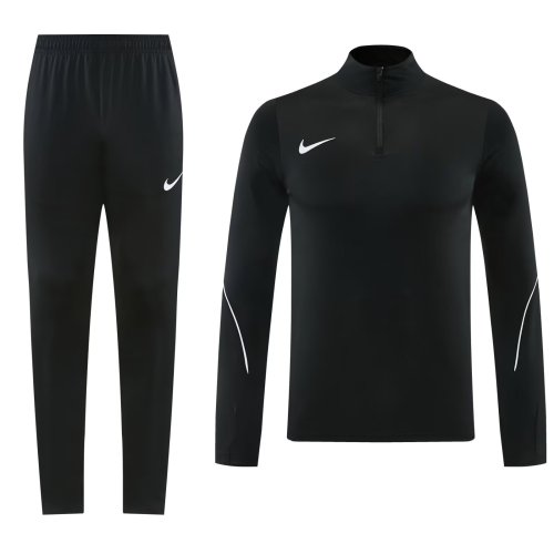 2026 NK Black violet Half Pull Tracksuit