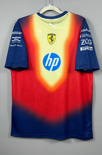 2026 F1 Ferrari New Pattern Short Sleeve Racing Suit