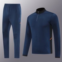 25-26 High Quality Half Pull Tracksuit—Navy blue 藏蓝色