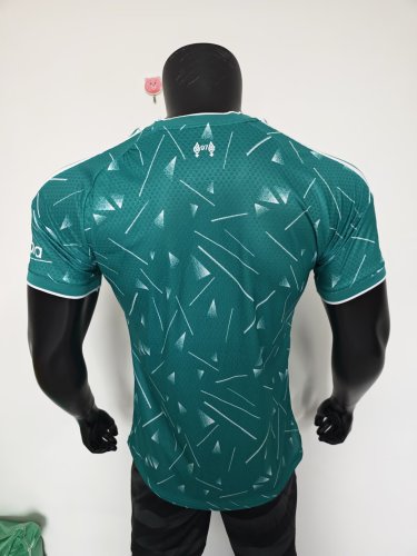26-27 LIV Green Goalkeeper Player Version Soccer Jersey