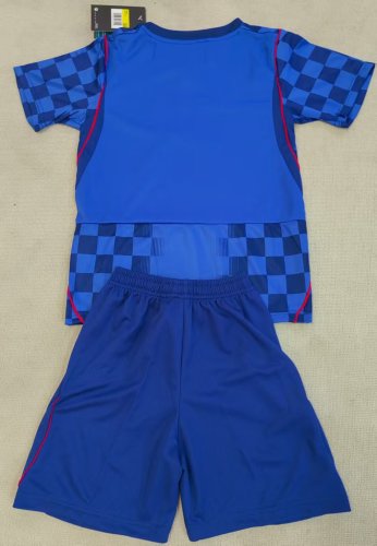 2026 World Cup Croatia Away Kids Soccer Jersey