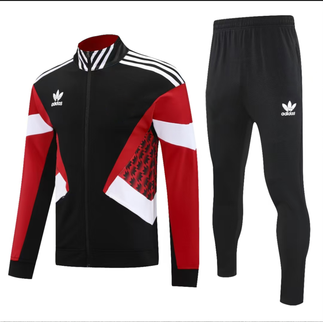 2026 AD Black Jacket Tracksuit
