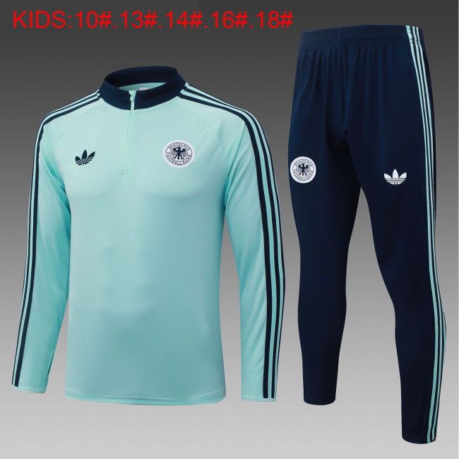 26-27 Germany High Quality Kids Half Pull Tracksuit