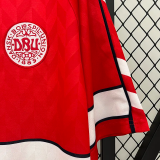 1988 Denmark Away Retro Soccer Jersey