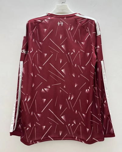 26-27 LIV Home Leaked Edition Long Sleeves Fans Soccer Jersey (长袖)