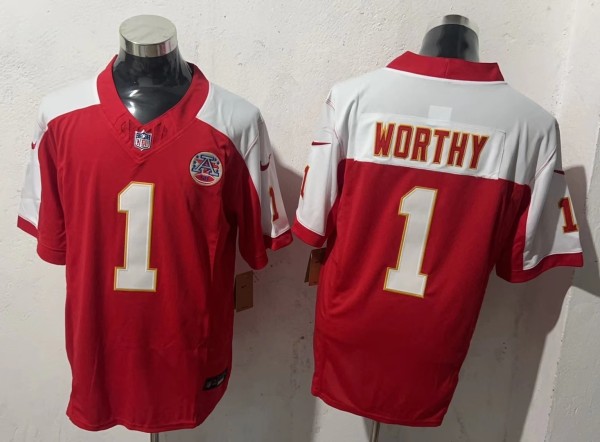 2025 NFL Kansas City Chiefs New Pattern Jersey