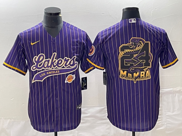 2025 MLB Los Angeles Lakers New Pattern Jersey