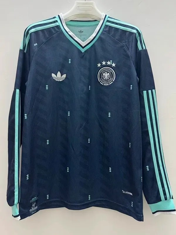 2026 Germany Away Long Sleeve Fans Soccer Jersey (长袖)