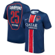24-25 PSG Home Champions Of Europe 25 ICI C'EST Paris Fans Soccer Jersey (带星)