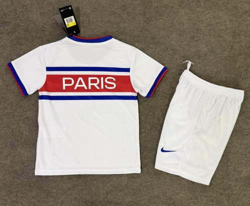 26-27 PSG White Kids Soccer Jersey