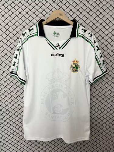 26-27 Racing de Santander Retro Version Fans Soccer Jersey