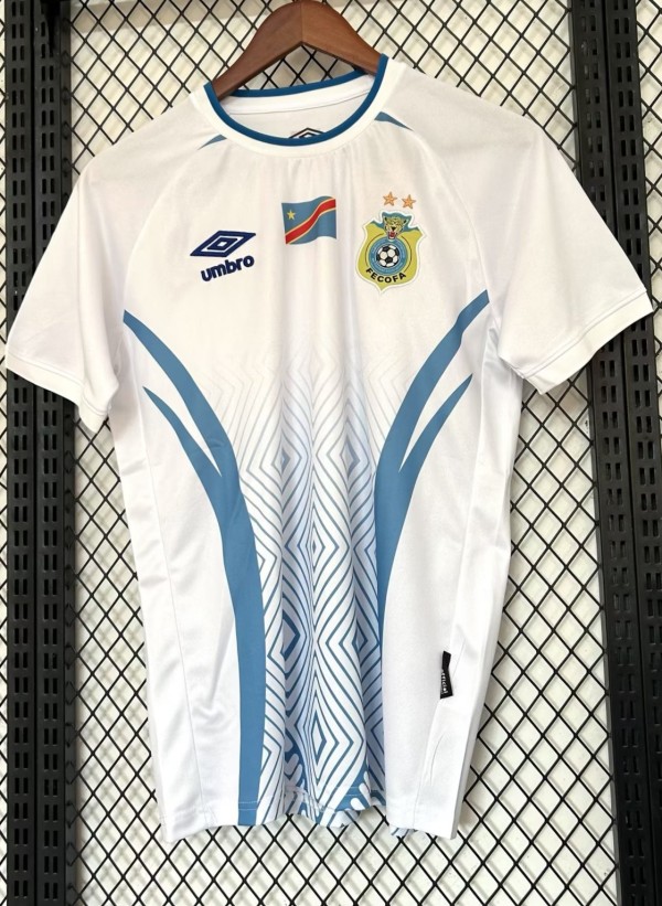 25-26 DR Congo White Special Edition Fans Soccer Jersey