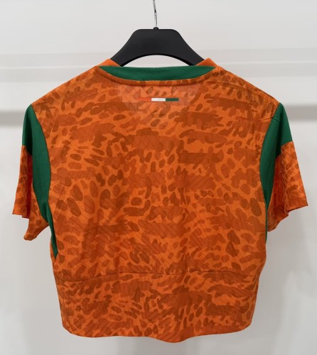2026 Cote d'Ivoire Home Women Player Version Cheerleading Short-sleeved (女)