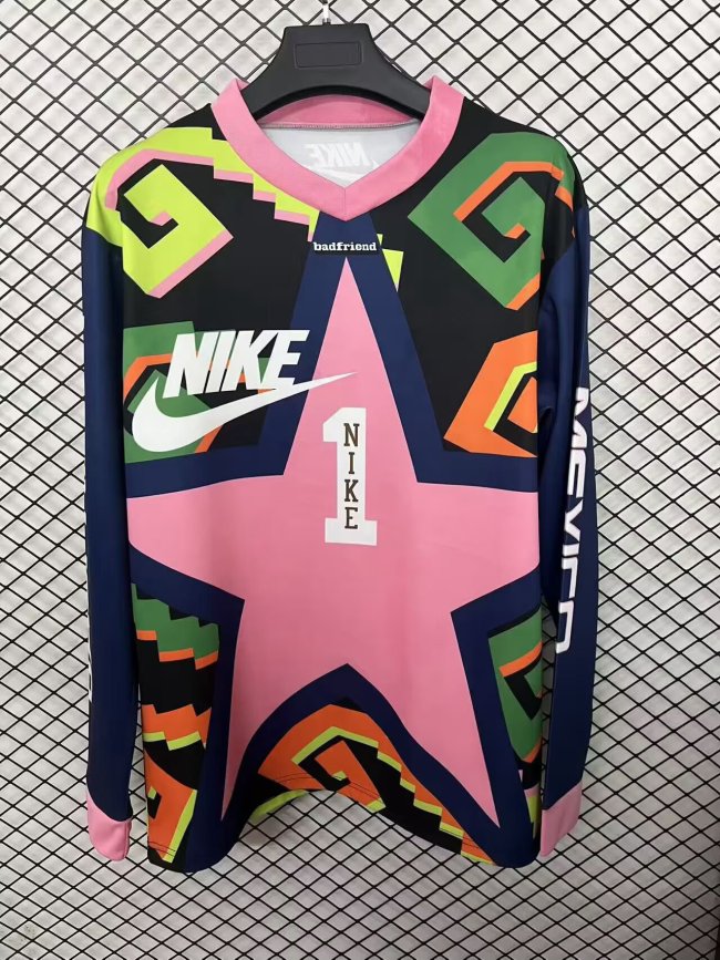NK GoalKeeper Long sleeve Retro Soccer Jersey