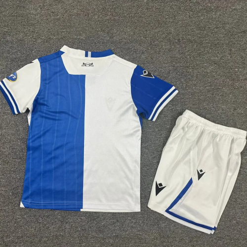 25-26 Blackburn Home Kids Soccer Jersey