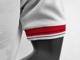 1986 Man Utd Away White Retro Soccer Jersey