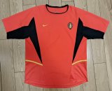 2002 Belgium Home Retro Soccer Jersey