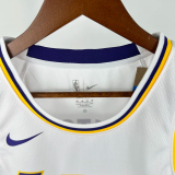 22-23 Lakers AYTON #5 White Top Quality Hot Pressing NBA Jersey(圆领)