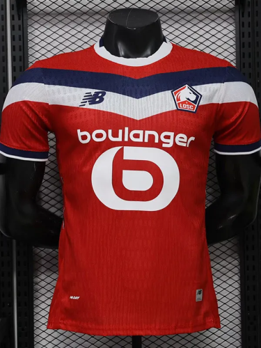 26-27 Lille Home Player Version Soccer Jersey