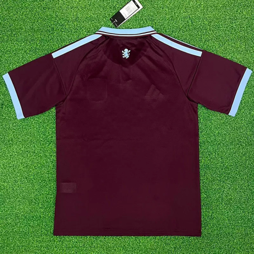 26-27 Aston Villa Home Fans Soccer Jersey